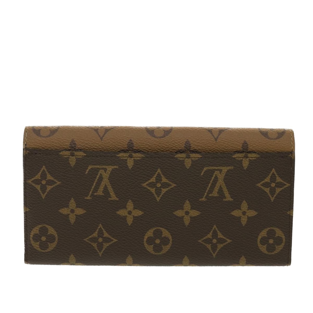 LOUIS VUITTON Monogram Reverse Portefeuille Emily Long Wallet M82157 Auth 40459A - Picture 2 of 16